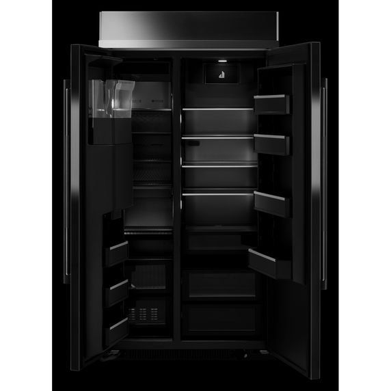 Jennair® RISE™ 42" Built-In Side-By-Side Refrigerator with External Ice and Water Dispenser JBSS42E22L