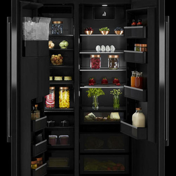 Jennair® RISE™ 42" Built-In Side-By-Side Refrigerator with External Ice and Water Dispenser JBSS42E22L