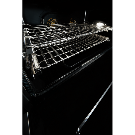 Jennair® RISE™ 48 Dual-Fuel Professional-Style Range with Chrome-Infused Griddle and Grill JDRP748HL