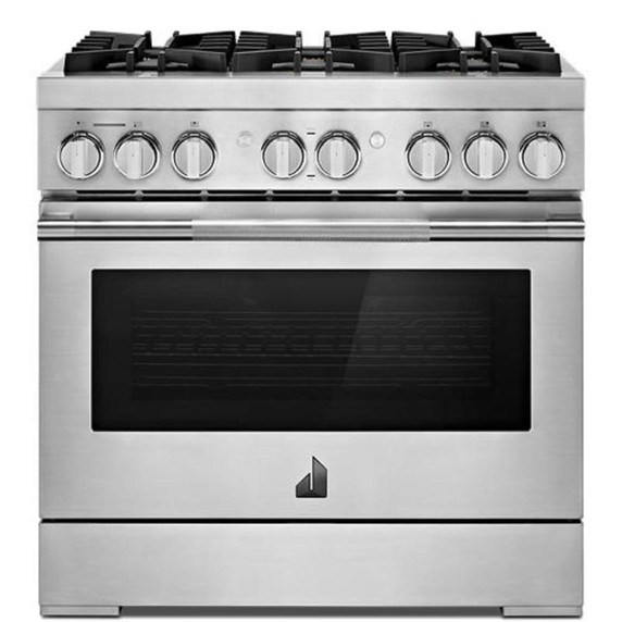 Jennair® 36" RISE™ Dual-Fuel Professional-Style Range JDRP436HL