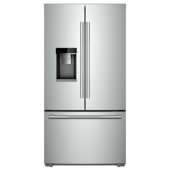 Jennair® RISE™ 72” Counter-Depth French Door Refrigerator with Obsidian Interior JFFCC72EHL