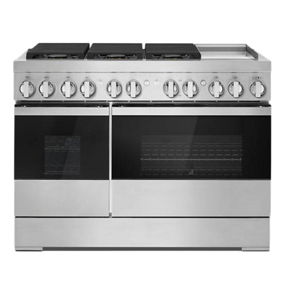 Jennair® 48" INDUCTION PROFESSIONAL-STYLE RANGE JPIGC748RM