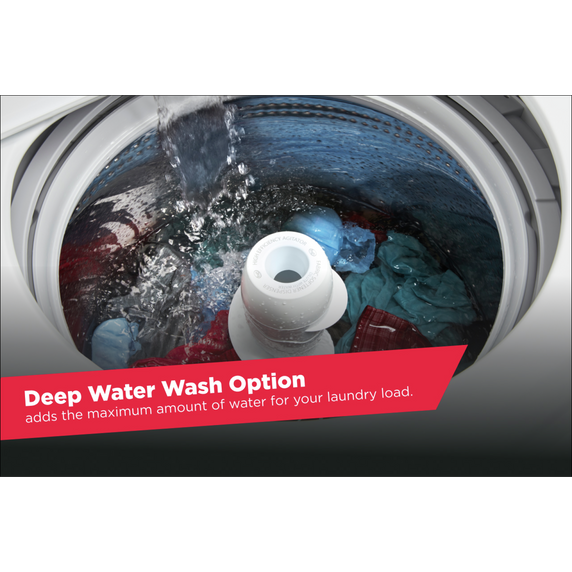 Amana® Large Capacity Top Load Washer with High-Efficiency Agitator NTW4519JW