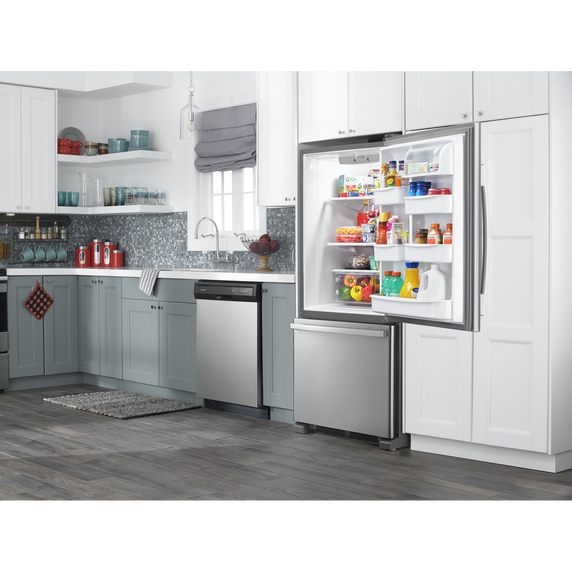 Amana® 29-inch Wide Bottom-Freezer Refrigerator with EasyFreezer™ Pull-Out Drawer -- 18 cu. ft. Capacity ABB1924BRM