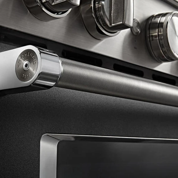 KitchenAid® Commercial-Style Range Handle Medallion Kit W11368841BO