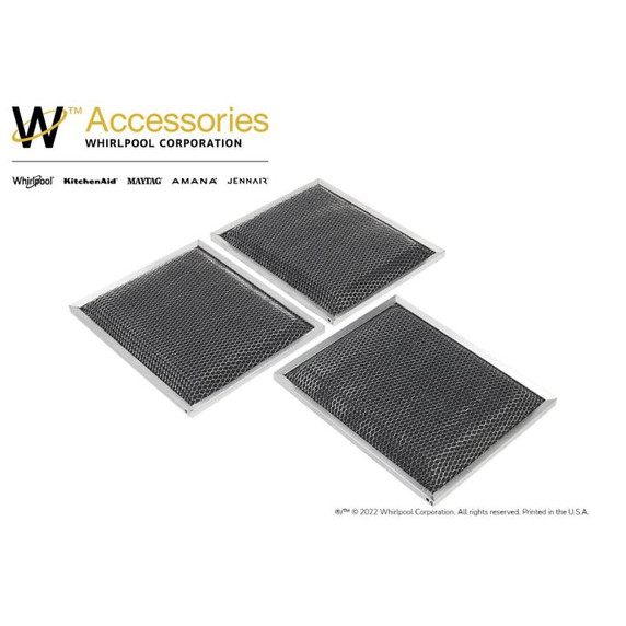 Range Hood Charcoal Filters W10355450
