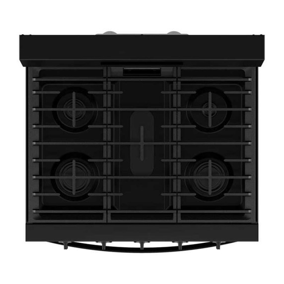 Whirlpool® 30-inch Gas Range with Air Fry and Air Baking, Self Cleaning, Rapid Preheat 5.0 CuFt Capacity WFGS5030RB