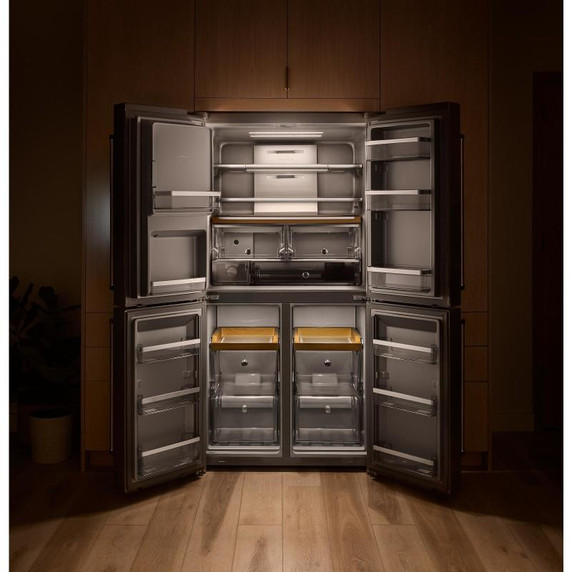 Kitchenaid® 36" Counter-Depth 19.4 Cu Ft 4-Door Refrigerator with Flexible Temperature Zone KRQC736RPS Kitchenaid® 36" Counter-Depth 19.4 Cu Ft 4-Door Refrigerator with Flexible Temperature Zone KRQC736RPS