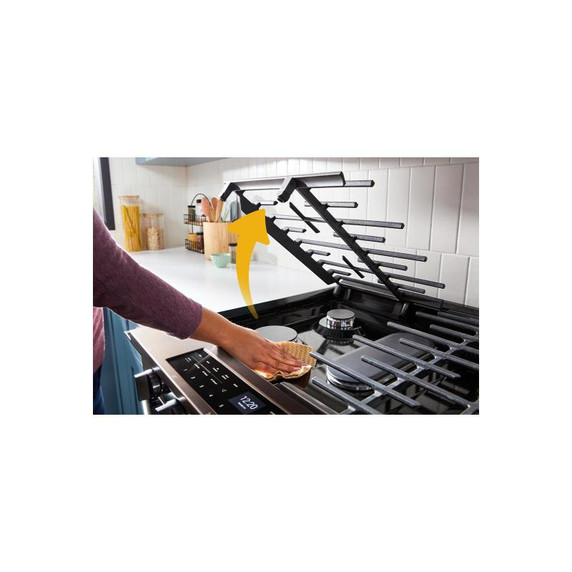 Whirlpool® 30-inch Smart Slide In Gas Range with Air Cooking Technology, No Preheat Air Fry, Steam/Self Clean and High Speed Preheat WSGS7530RZ Whirlpool® 30-inch Smart Slide In Gas Range with Air Cooking Technology, No Preheat Air Fry, Steam/Self Clean and High Speed Preheat WSGS7530RZ