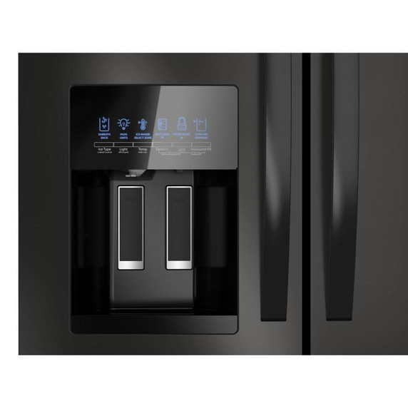 Whirlpool® 36-Inch Wide French Door Bottom Mount Refrigerator - 25 cu. ft. WRMF3636RB