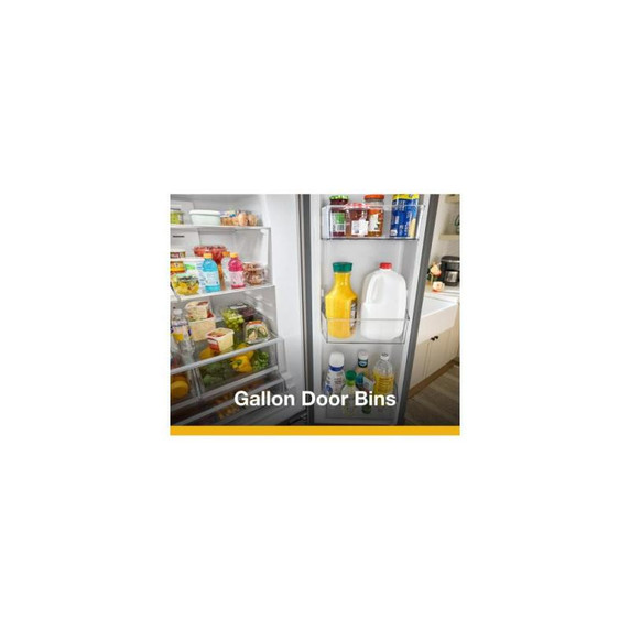 Whirlpool® 36-Inch French Door Refrigerator with In-Door Water and Ice Maker - 30 cu. ft. WRFF3536SZ