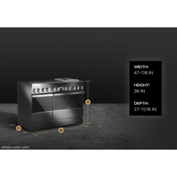 Jennair® NOIR™ 48" Induction Professional-Style Range JPIGC748RM