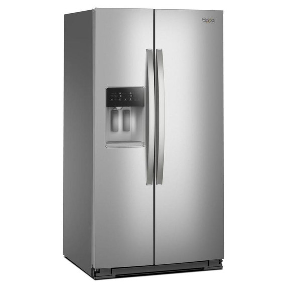 Whirlpool® 36-inch Full Depth Side-by-Side Refrigerator with Prep &amp; Store Bins WRSF6536RZ