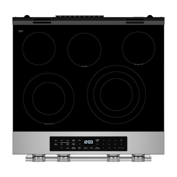 Kitchenaid® 5.3 Cu. Ft. Slide-in Electric Range with Two Even-Heat™ Hyper Elements and Convection Cooking Modes YKSES530SPS