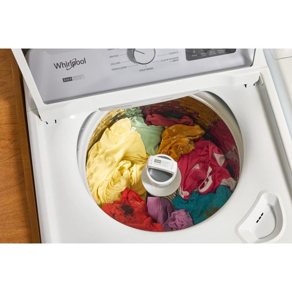 4.8 - 4.9 Cu. Ft. Whirlpool® Top Load Washer with 2-in-1 Removable Agitator. WTW4107SW