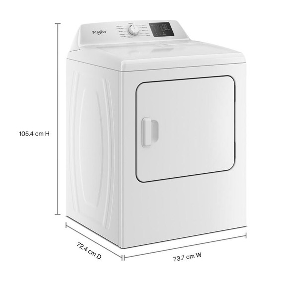 Whirlpool® 7.0 cu. ft. Gas Dryer with Adaptive Dry - Vented Top Load Matching WGD4105SW