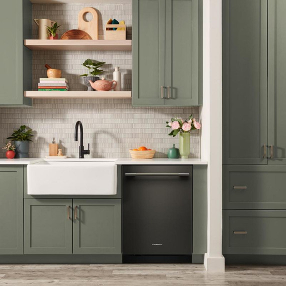 Kitchenaid® 360° Max Jets™ Third Rack Dishwasher with Advanced ProDry™ System and Ultra-bright LED Lighting, 44 dBA KDTS724SBE