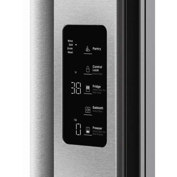 Kitchenaid® 24 cu. ft. 36-Inch Width Counter-Depth French Door Refrigerator with Interior Dispense KRFC236SPS