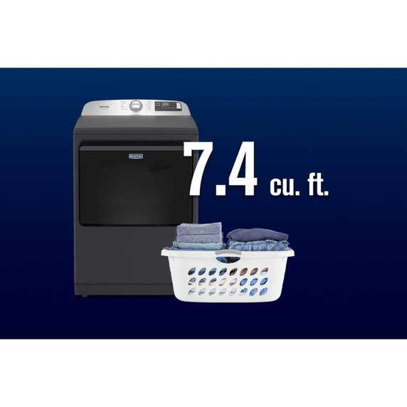 Maytag® 7.4 Cu. Ft. Pet Pro Top Load Electric Dryer with Extra Power and Sanitize Cycle YMED7205RF