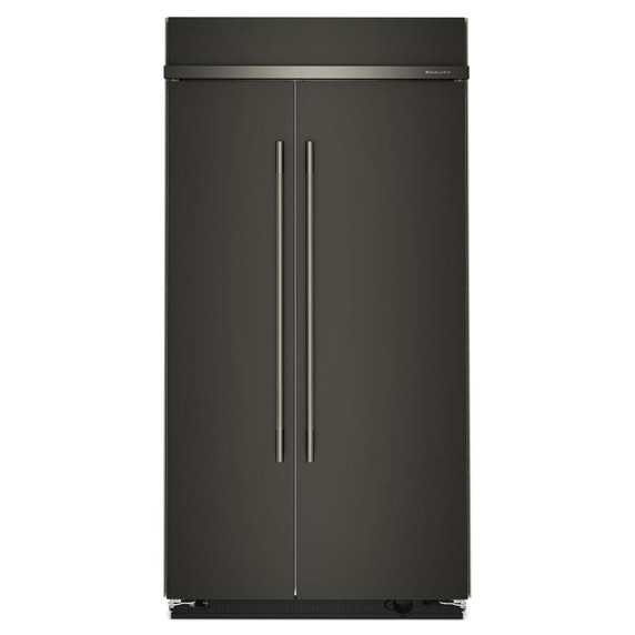 Kitchenaid® 25.5 Cu. Ft. 42" Built-In Side-by-Side Refrigerator with Platinum Interior KBSN742SBE
