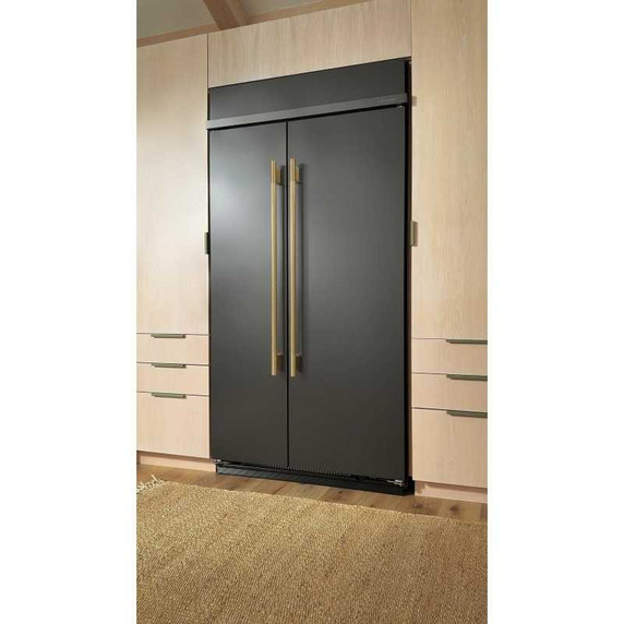 Kitchenaid® 25.5 Cu. Ft. 42" Built-In Side-by-Side Refrigerator with Platinum Interior KBSN742SBE