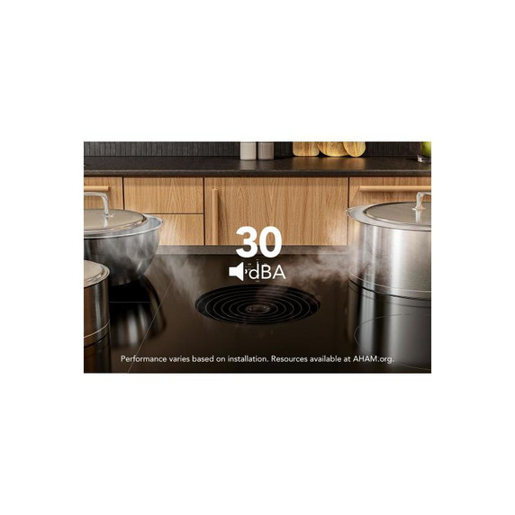 Kitchenaid® 30-inch NextGen Induction Downdraft Cooktop with 4 Cooking Zones KCID930SBL