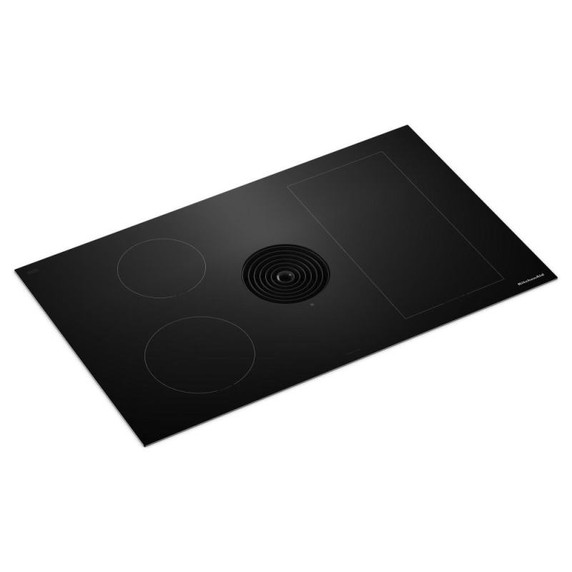 Kitchenaid® 36-inch NextGen Induction Downdraft Cooktop with Bridge XL Even-Heat™  Zone KCID936SBL