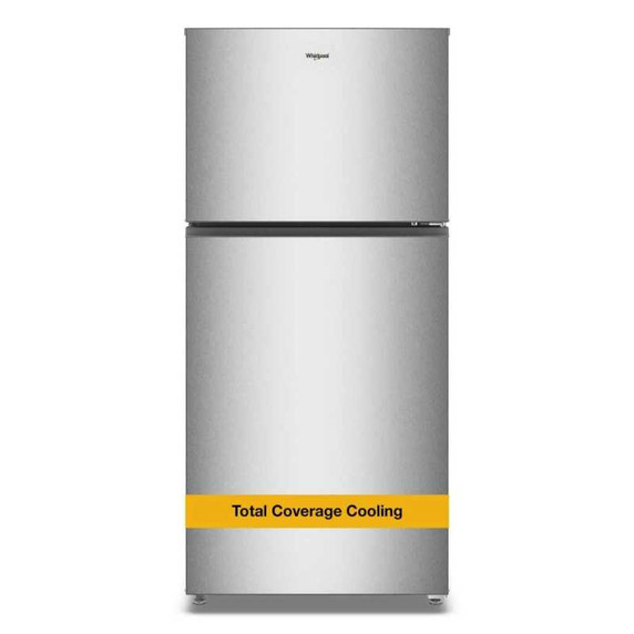 Whirlpool® 30-inch Wide Top Freezer Refrigerator with Total Coverage Cooling - 19 Cu. Ft. WRTX5419SZ