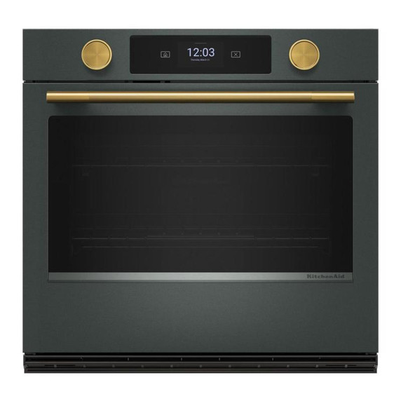 Kitchenaid® 30-inch Smart Electric Single Wall Oven with Assisted Cooking Modes - Juniper KOES730SJP