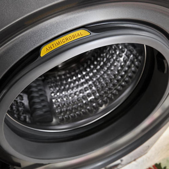 Whirlpool® 24-in Compact ENERGY STAR® Certified Ventless Heat Pump Laundry Tower with 3.2-cu. ft. I.E.C. Washer and Electric 4.3-cu ft Dryer YWFH5424SW
