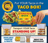 "The Taco Box" Plain White (250/Case)