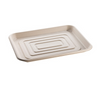 Clear Dome Lid for 14x18" Heavyweight Sugarcane Fiber Serving Tray (100/Case)