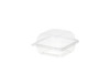 Solex SOL-HLCPET66 6x6x3" Clear PET Hinged Container (200/Case)