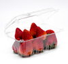 1 lb Clear Vented Strawberry & Fruit / Produce Clamshell (540/Case)