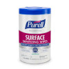 Purell Foodservice Surface Sanitizing Wipes, No Rinse, Fragrance-Free, (110/Jug)