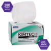 Kimtech Science Delicate Task Extra Low Lint Wipers, 4.5x8.5" (280/Box)