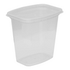 DeliCuBe DR-532-CB 32 oz Rectangular Heavy Duty Deli Container, Reusable (200/Case)