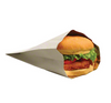 Bagcraft 300484 5.25x2x7" White Insulated Foil Burger Bag (500/Case)