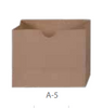 A-5 Snack Sack Natural Grease Resistant Stand Up Bag 4x1.75x3.125" (1000/Case)