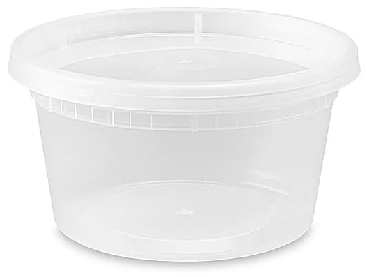 32 oz Heavy Duty Deli Cup & Lid Combo (240/Case) Kevidko
