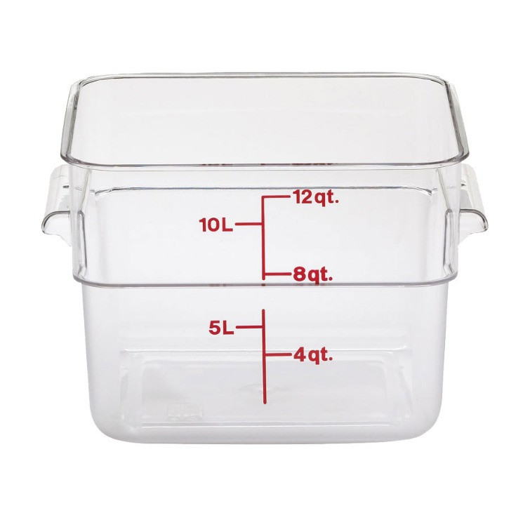 Square Food Storage Containers & Lids