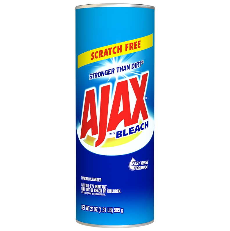 Ajax 21 oz Powder Cleanser w/ Bleach, Scratch Free (12/Case)
