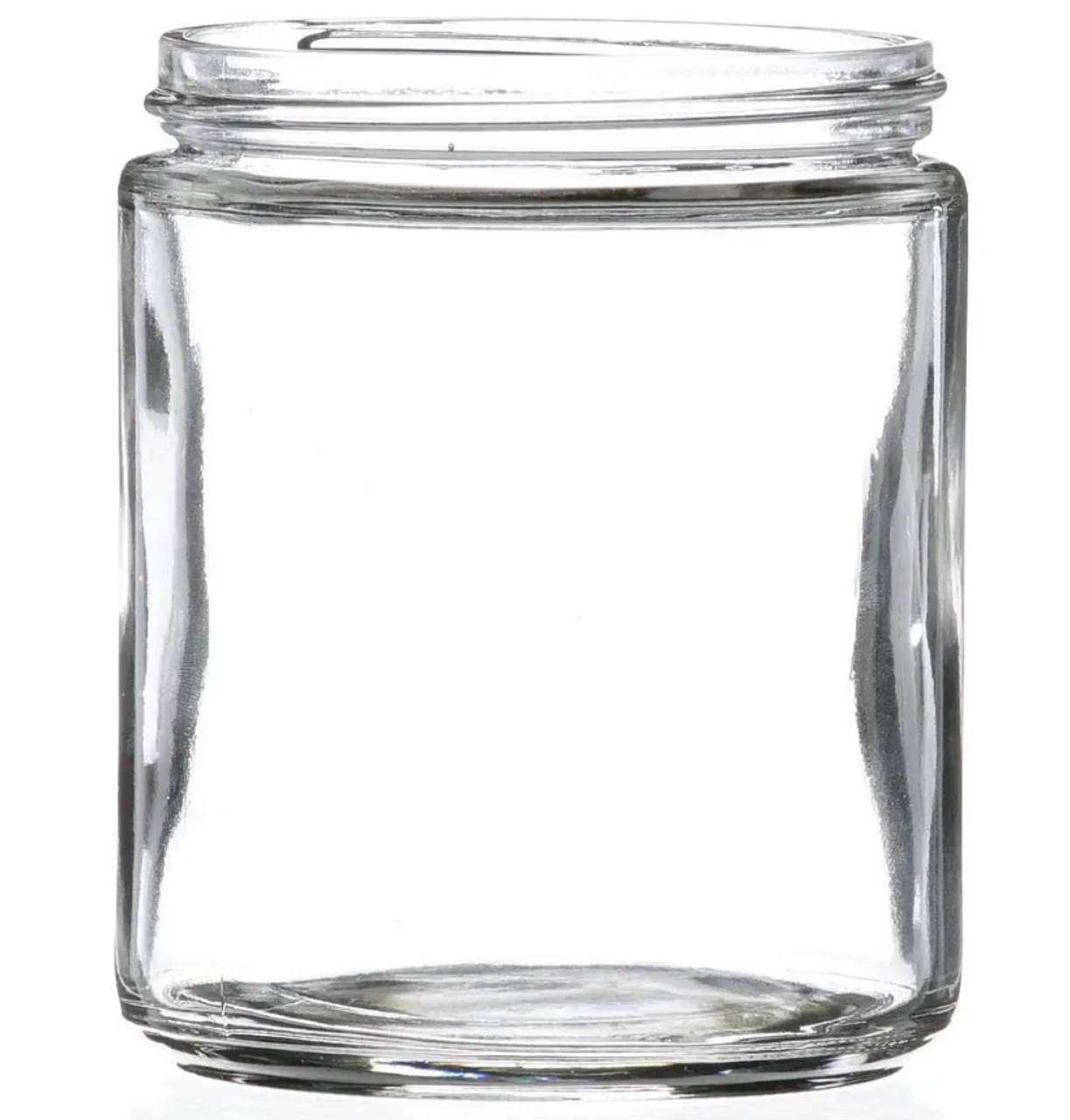 58-400 8 oz Clear Flint Glass Paragon Tall Jar (12/Case)