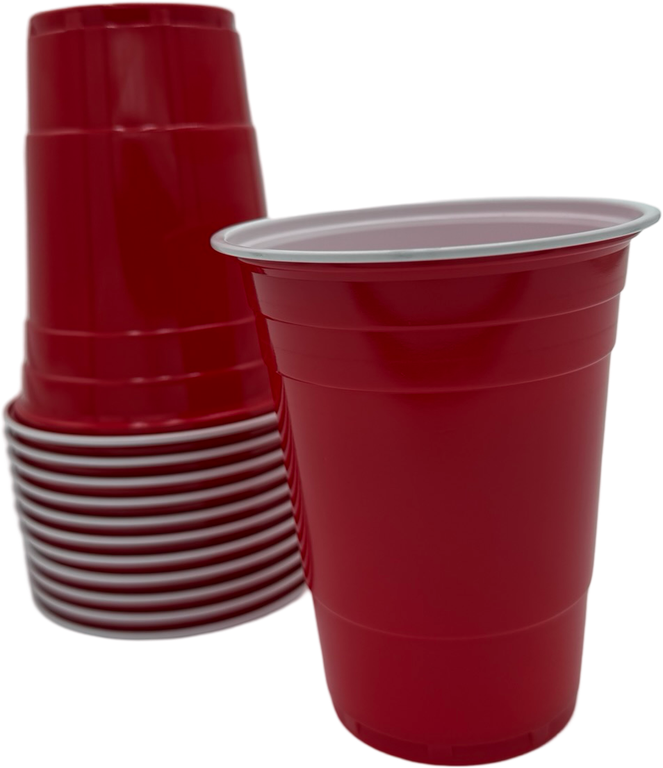 Solex 16 oz Red Jumbo Party Cups, 24 Packs of 12 (288/Case)