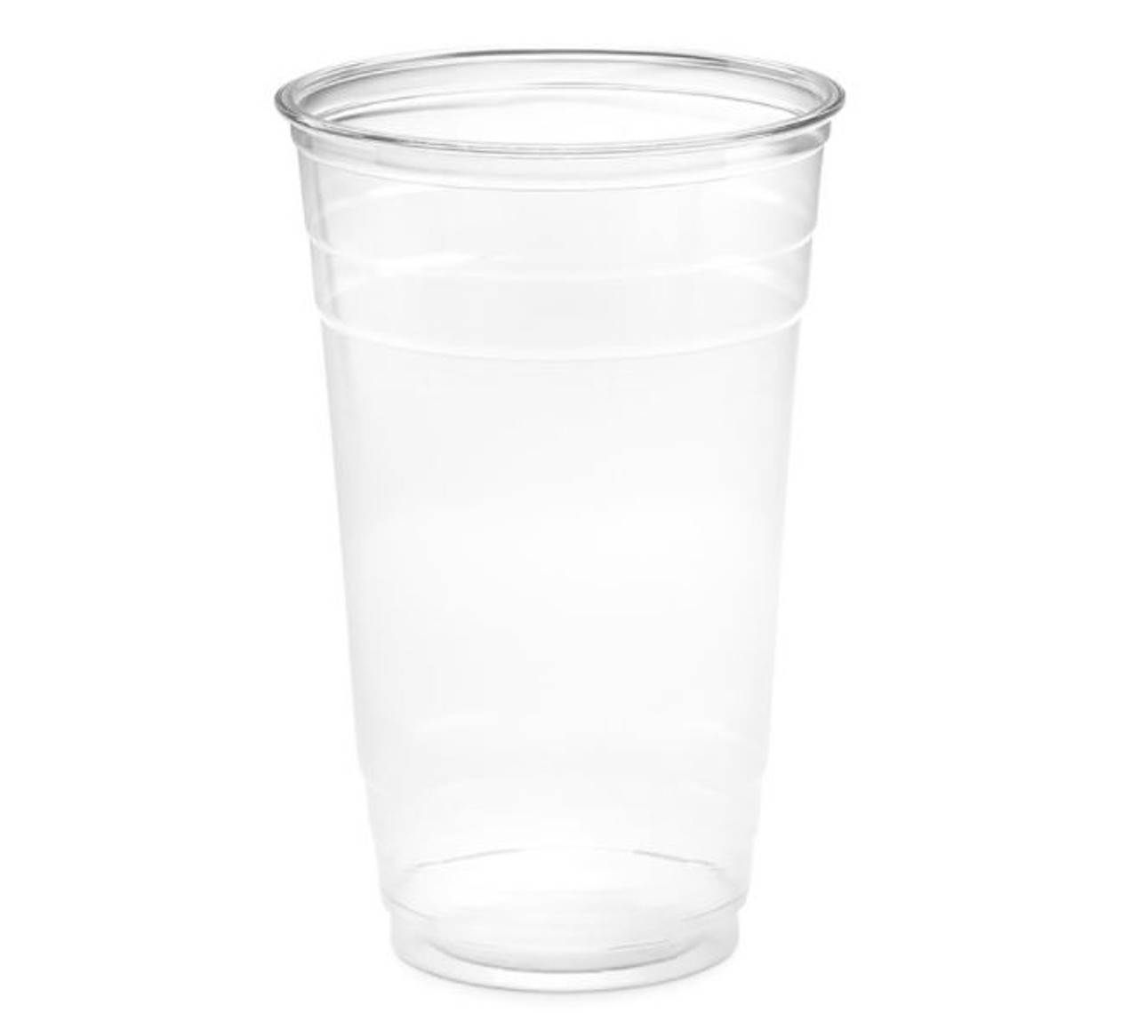 Plastic Cups - 12oz PET Cold Cups and PET Flat Lids (98mm)