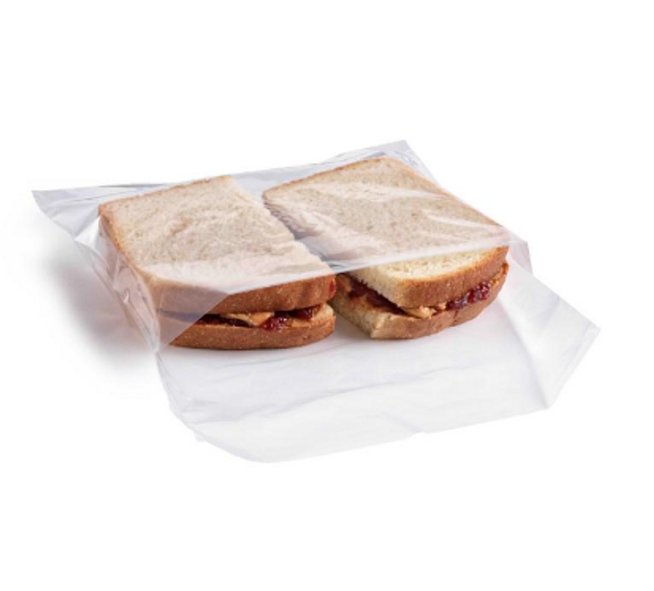 Small Flip Top Sandwich Bags, 6.25x5.75+1.5 (1000/Box)