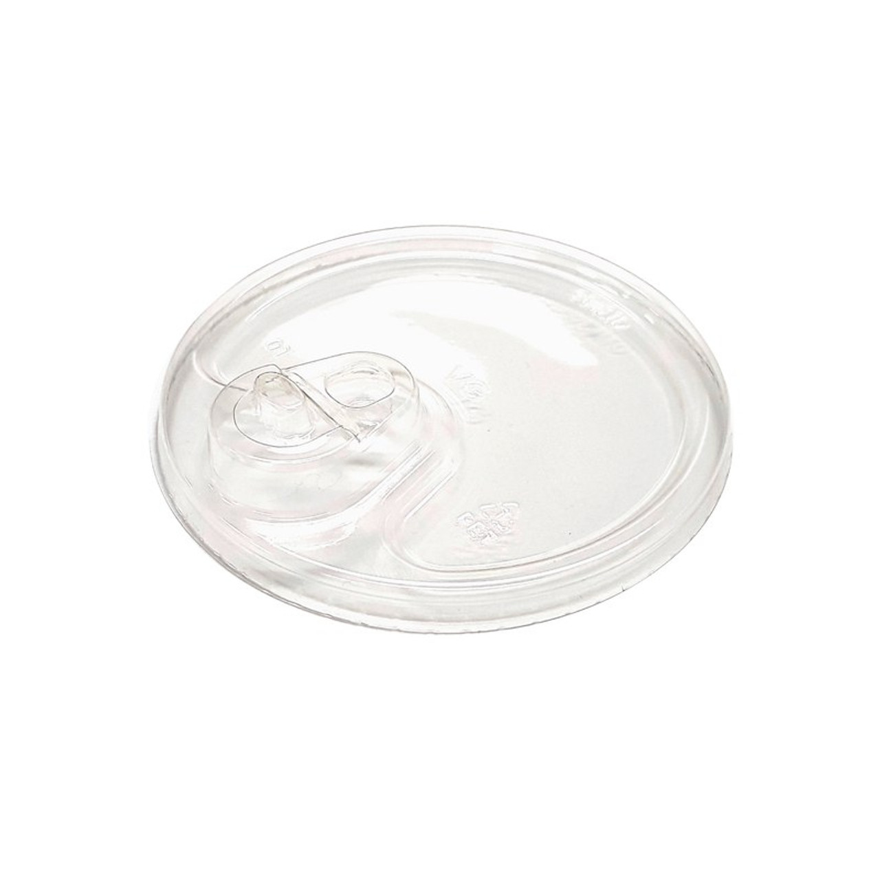 98mm Dome Strawless Sippy Lids for 12-24 oz Clear PET Cups