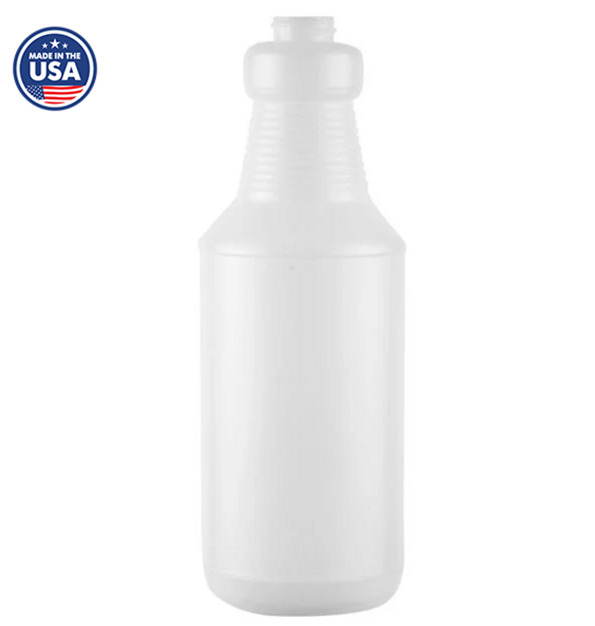 28-400 32 oz Heavy Duty Spray Bottle Carafes, Natural HDPE