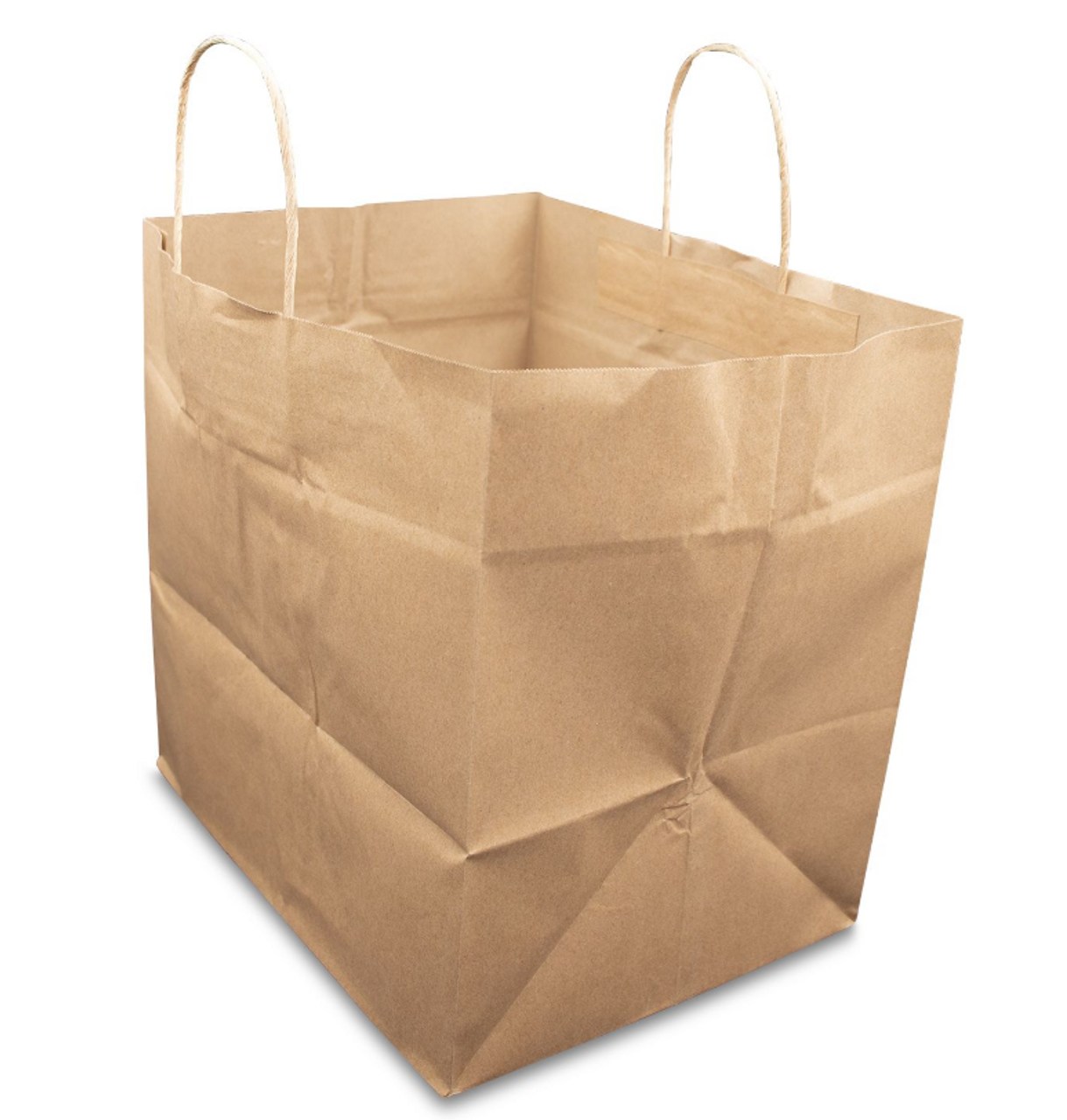 Duro Bistro Bag with Handles, Brown - 250/Case