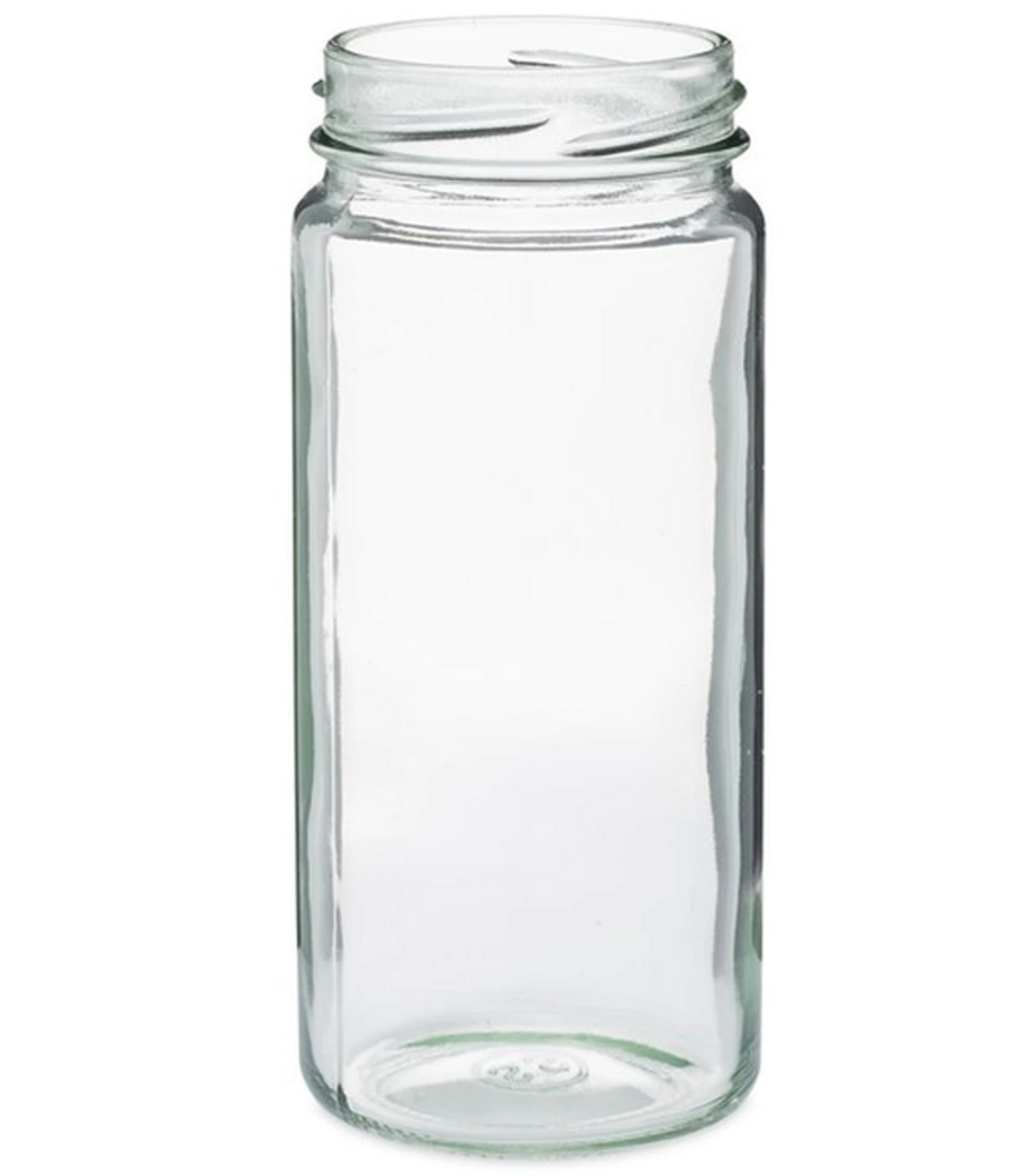 8 oz Clear Glass Paragon Spice Jars - 12/Case, Clear Type III BPA Free 58-400